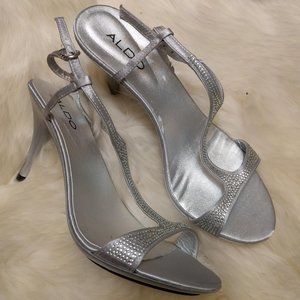 Aldo Silver Sandals